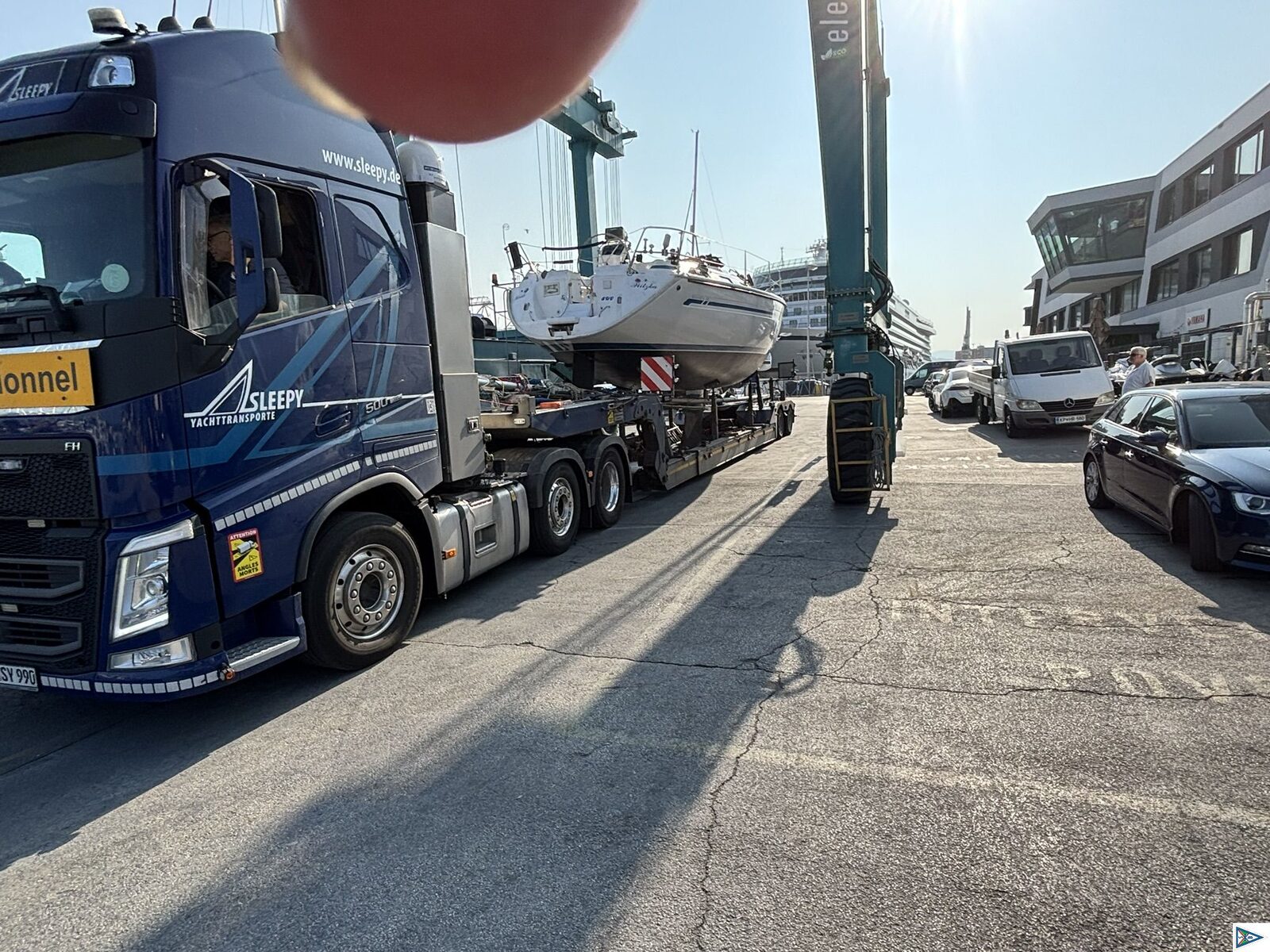 Die HEIDE-WITZKA ist im Mittelmeer