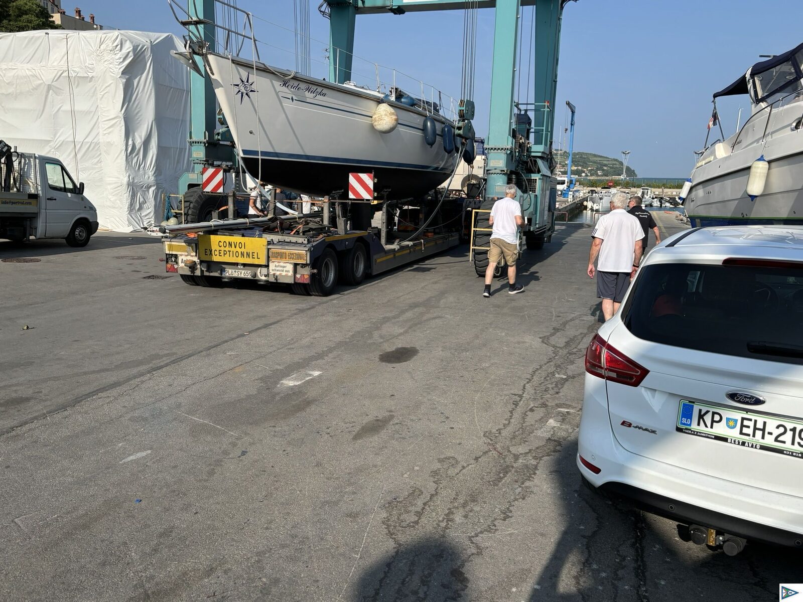 Die HEIDE-WITZKA ist im Mittelmeer