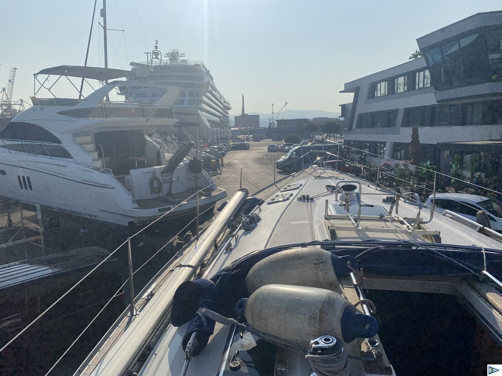 Die HEIDE-WITZKA ist im Mittelmeer