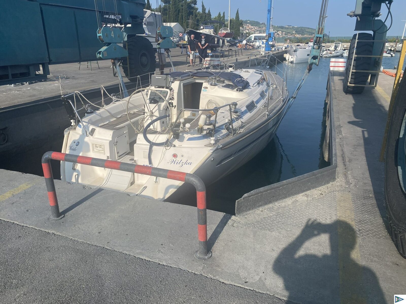 Die HEIDE-WITZKA ist im Mittelmeer