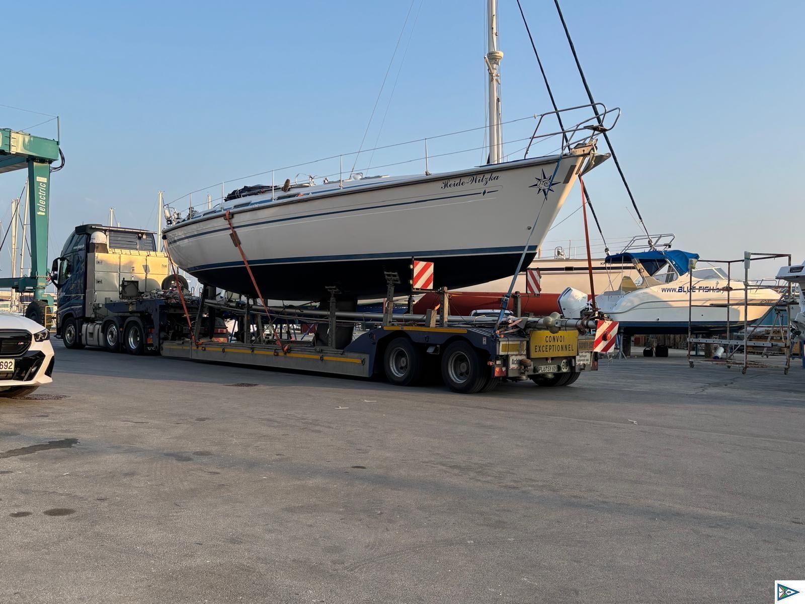 Die HEIDE-WITZKA ist im Mittelmeer