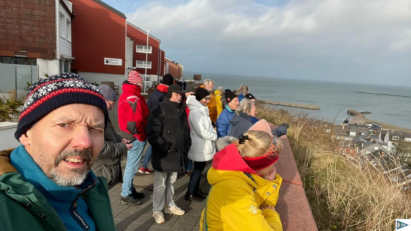 Die SKB-Crew auf Helgoland
