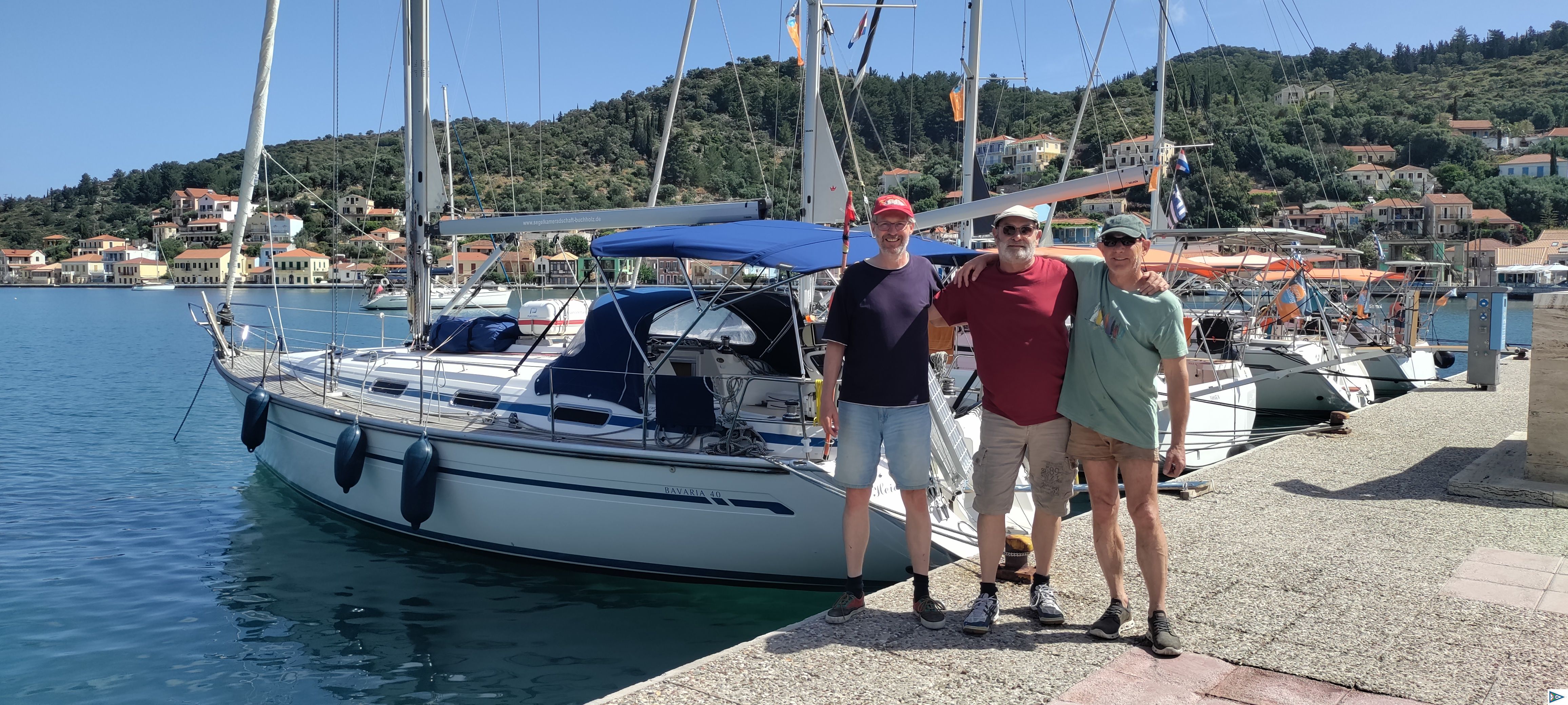 Erste Meldung der ersten Griechenland-Crew