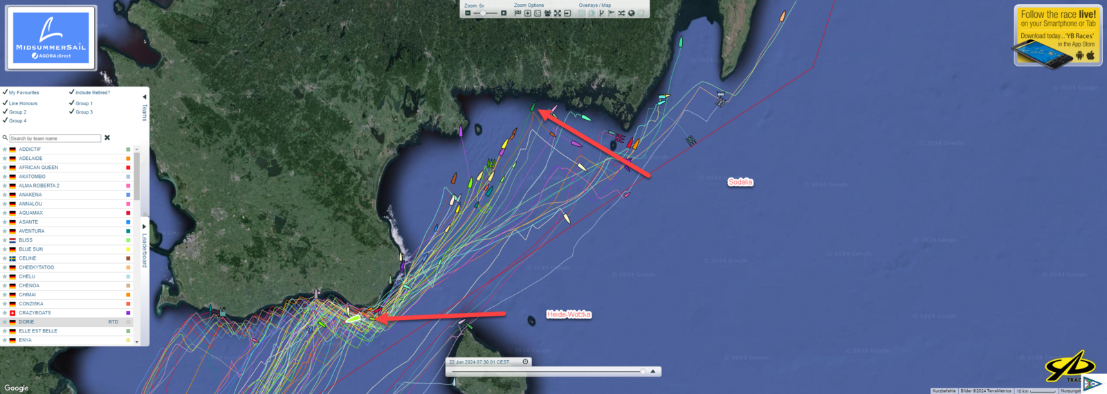 Midsummer Sail - Tag 3  - 0800