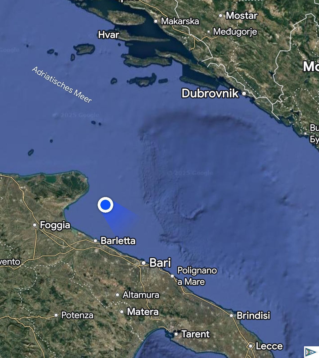 Von Vieste (I) nach Bari (I)